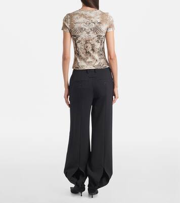 Médaillon cotton-blend jersey T-shirt | Jean Paul Gaultier