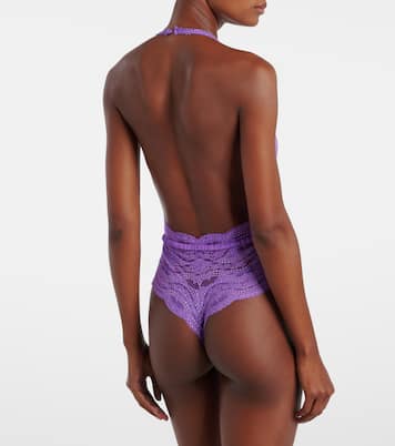 Body in pizzo e tulle | Gucci