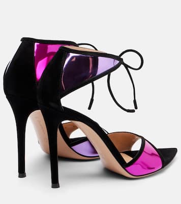 Pumps 105 aus Metallic-Leder | Gianvito Rossi