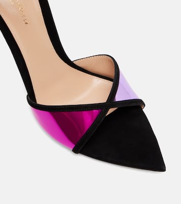 Pumps 105 aus Metallic-Leder | Gianvito Rossi