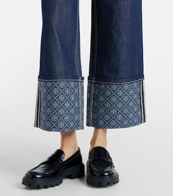 Jeans a gamba larga Monogram | Tory Burch