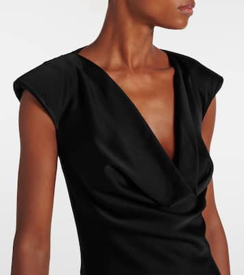 Vestido de fiesta Tefra de satén | The Row