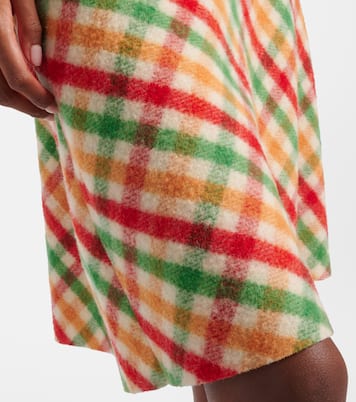 Bleistiftrock aus einem Wollgemisch | Miu Miu