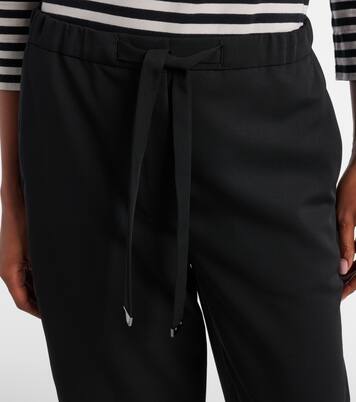 Argenta virgin wool crêpe wide-leg pants | 'S Max Mara