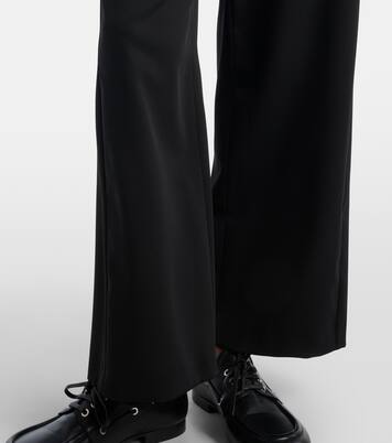 Argenta virgin wool crêpe wide-leg pants | 'S Max Mara