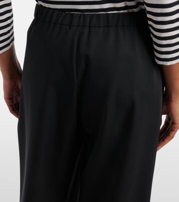 Argenta virgin wool crêpe wide-leg pants | 'S Max Mara