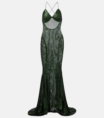 Robe mit Pailletten | Norma Kamali