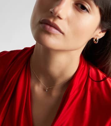 Halskette The Shadow aus 10kt Gelbgold (417/1000) mit Diamant | Stone and Strand