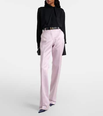 105 croc-effect leather slingback pumps | Tom Ford