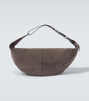Belted suede shoulder bag | Lemaire