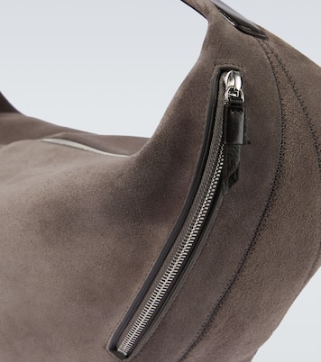 Belted suede shoulder bag | Lemaire