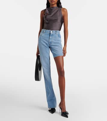 One-Leg Boyfriend bootcut jeans | Coperni