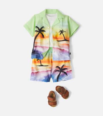 Bébé – Short Solar imprimé en coton  | Molo