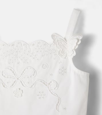 Robe en popeline de coton | Self-Portrait Kids