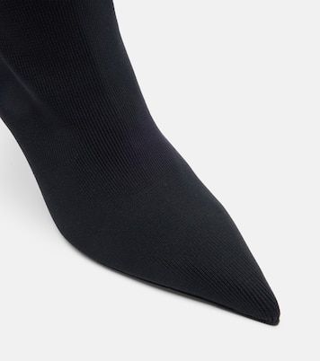 بوت ويدج محبوك لفوق الركبة | Balmain