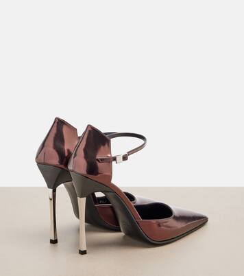 Bombshell metallic leather pumps | Gucci