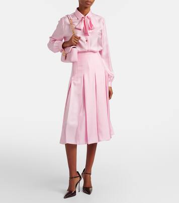 Bombshell metallic leather pumps | Gucci