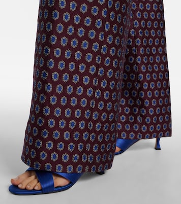 Mules Viera 50 en satin | Manolo Blahnik