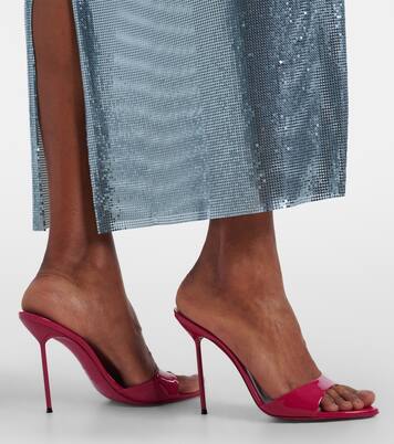 Lidia patent leather mules | Paris Texas