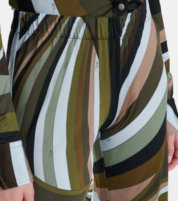 Weite Hose aus Satin-Jersey | Pucci