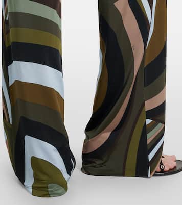 Weite Hose aus Satin-Jersey | Pucci