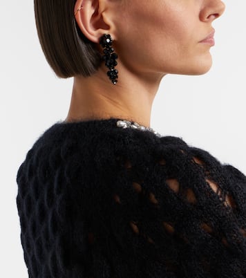 Boucles d’oreilles à cristaux | Simone Rocha