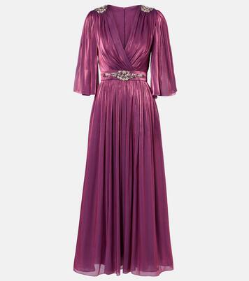 Robe Lurex à ornement | Costarellos