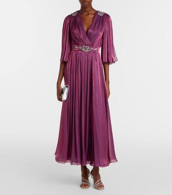 Robe Lurex à ornement | Costarellos