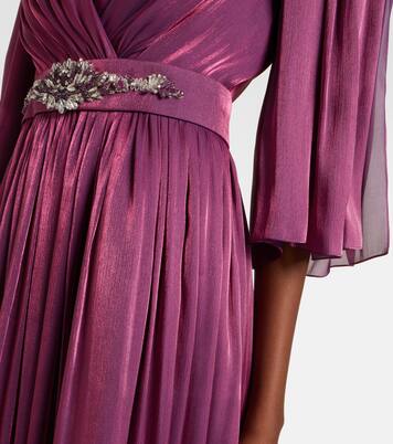 Robe Lurex à ornement | Costarellos