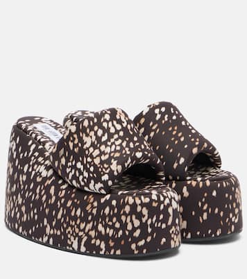 Sandali platform Mochi con stampa leopardata | The Attico
