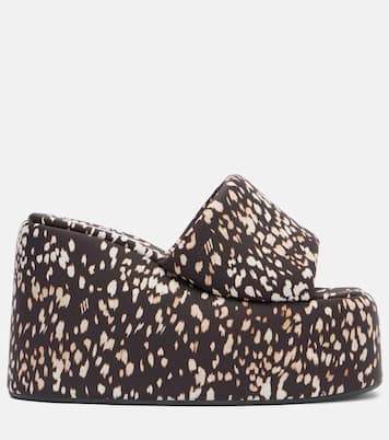Sandali platform Mochi con stampa leopardata | The Attico