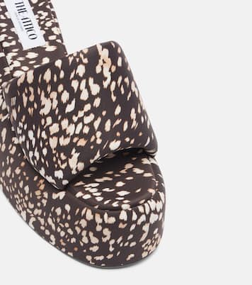 Sandali platform Mochi con stampa leopardata | The Attico