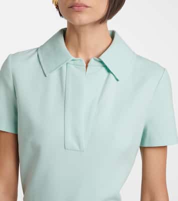 Belted wool-blend midi dress | Oscar de la Renta
