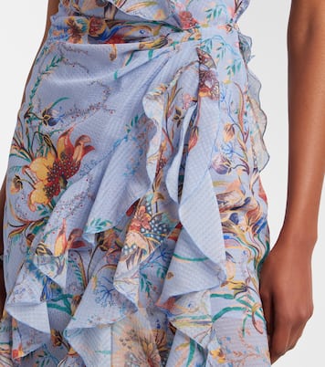 Printed ruffled maxi dress | Etro