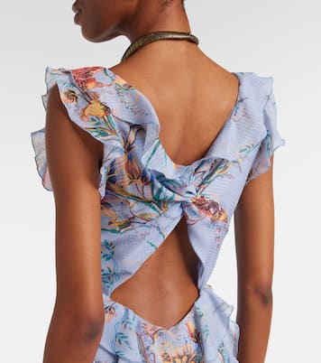 Printed ruffled maxi dress | Etro