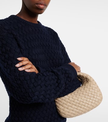 Baby Veneta Intrecciato leather top-handle bag | Bottega Veneta
