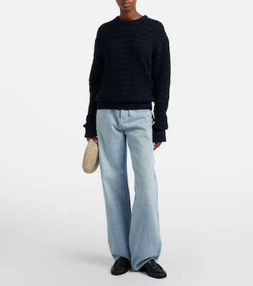 Baby Veneta Intrecciato leather top-handle bag | Bottega Veneta