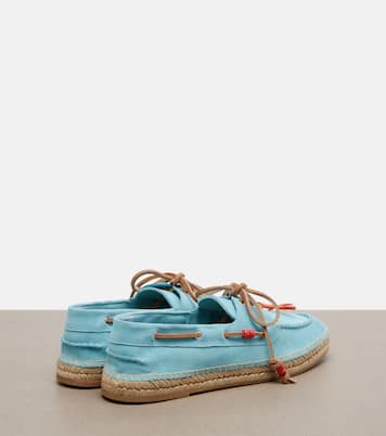 Seafarer beaded suede espadrilles | Aquazzura
