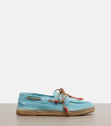 Seafarer beaded suede espadrilles | Aquazzura