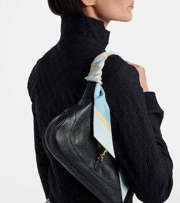 Floral silk twill scarf | Gucci