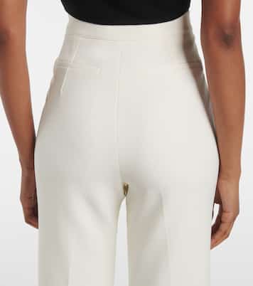 Halluana high-rise flared pants | Safiyaa