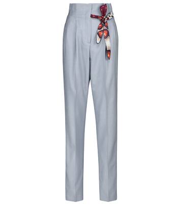 Pantalon slim Johnson à taille haute | Gabriela Hearst