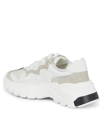 Daymaster nylon and suede sneakers | Dolce&Gabbana Kids