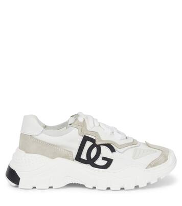 Daymaster nylon and suede sneakers | Dolce&Gabbana Kids