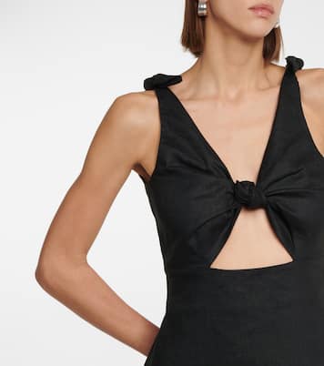 Robe longue Alexandre en lin | SIR