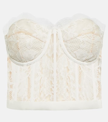 Bustier in pizzo | McQueen