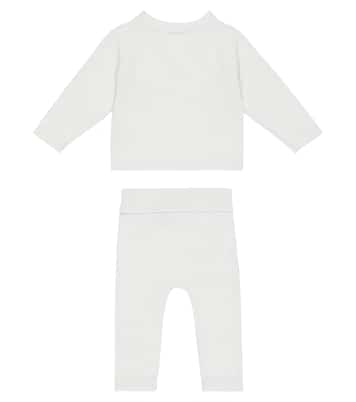 Baby cotton cardigan and pants set | Tartine et Chocolat