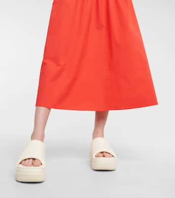 Plateau-Pantoletten Storm aus Neopren | Proenza Schouler