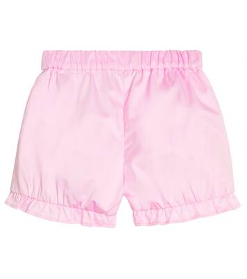 Baby ruffle-trimmed satin bloomers | Moschino Kids