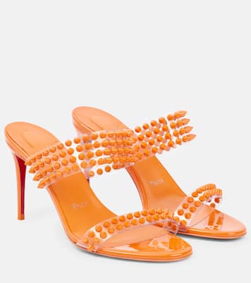 Spike Only 85 PVC and leather sandals | Christian Louboutin